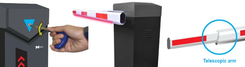 mag bg652 barrier gate 4 meter 1.8s