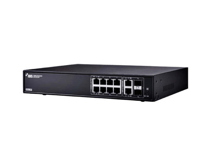 IDIS DH-2212PF DirectIP Gigabit PoE switch