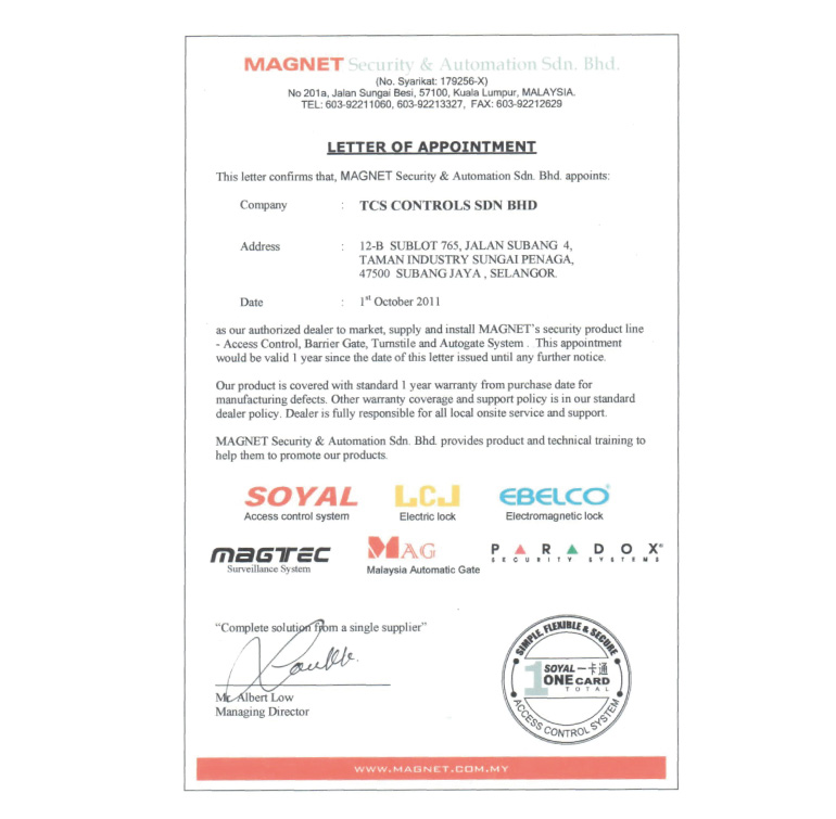 magnet-certificate